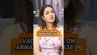 quotChandrika Dikshit Aka Vada Pav Girl Reacts on Armaan Malikquot 😱😨😥 Shorts vadapavgirl [upl. by Nairod]