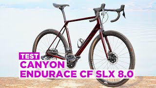 TEST  Canyon Endurace CF SLX Disc 80 Etap [upl. by Fezoj327]