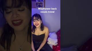 Wildflower Back Vocals cover piano music singer singing coversong wildflower billieeilish [upl. by Enelloc]