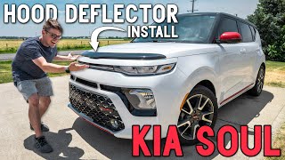 How To Install A BugHood Deflector On A 2020 amp Newer Gen 3 Kia Soul [upl. by Cronin]