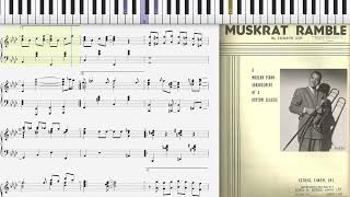 Muskrat Ramble by Kid Ory 1926 Ragtime piano [upl. by Elisabet]