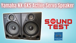 Yamaha Speaker NXGX5 Active Servo Tech Speaker Sound Test [upl. by Asilav]