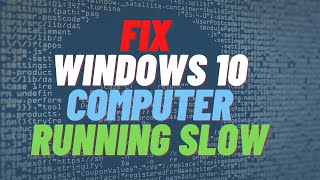 Fix Windows 10 Computer Running Slow [upl. by Oderfliw]