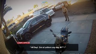 Copping an attitude Confrontational Las Vegas police officer under internal investigation [upl. by Ventura]