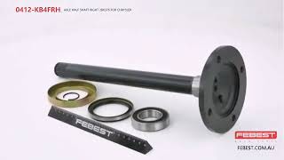 0412KB4FRH AXLE HALF SHAFT RIGHT 28X376 FOR CHRYSLER [upl. by Shewchuk]