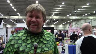 Great Lakes Comic Con 24 Howard and his quotLOTLquot props [upl. by Bergstein559]