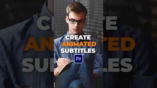 Make Your Videos Engaging with Animated Subtitles in Premiere Pro [upl. by Ahsed150]