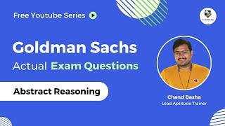 Goldman Sachs Actual Exam Questions  Abstract Reasoning  Goldman Sachs questions [upl. by Repsag]