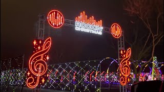 M Resorts Las Vegas  2023 World of illumination “Rockin’ Christmas” [upl. by Etiam984]