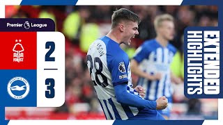 HIGHLIGHTS  NOTTINGHAM FOREST 23 BRIGHTON  PREMIER LEAGUE [upl. by Adnirod]