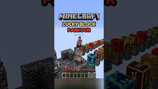 minecraft lucky block parkour challenge 2 minecraft minecraftchallenge minecraftshorts shorts [upl. by Leola]