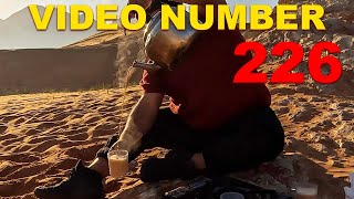 VIDEO NUMBER 226  CHAI IN THE DESERT  VIEW OF CAMEL ROCK IN SHARJAH [upl. by Korrie]