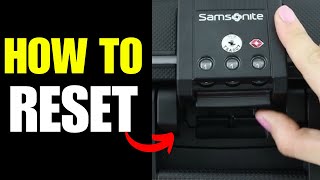 How To Reset A Samsonite Luggage Lock  Forgot Password [upl. by Almallah]