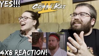 Cobra Kai 4x8 quotParty Timequot REACTION WE LOVED THIS EPISODE [upl. by Navillus]