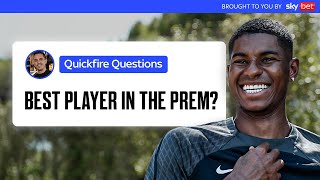 Marcus Rashfords 30 Quickfire Questions [upl. by Ashok]