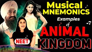 🔥Tricks for Animal Kingdom Examples🔥 Easiest MnemonicsAnimal Kingdom Examples  NEET  Meenakshi [upl. by Annelg]