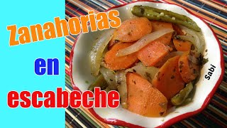 Zanahorias en escabeche Delicia Fácil de hacer [upl. by Onitsoga52]