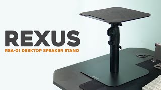 UNBOXING REXUS RSA01 DESKTOP SPEAKER STAND [upl. by Caputo]