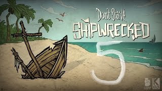 Ένα πολύ πολύ απειλητικό ψάρι Παίζουμε Dont Starve Shipwrecked 5 [upl. by Alyaj]