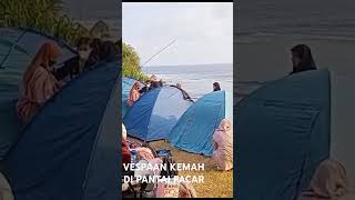 VESPA KEMAH DI PANTAI PACARVESPAvespa indonesiavespa viralshorts vidioFYPvespa hiling [upl. by Ayotl]