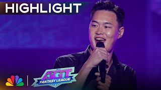 EnkhErdenes VOICE will SURPRISE you  AGT Fantasy League 2024 [upl. by Netsreik]