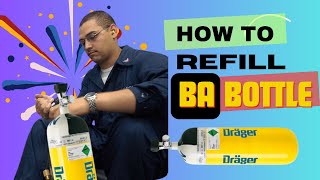 How to Refill Self Contained Breathing Apparatus SCBA  BA Cylinder Refilling Procedure  BA Set [upl. by Cleon650]