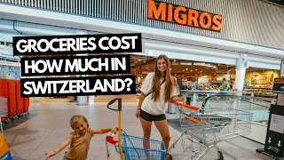 Americans Explore Supermarket in Switzerland How expensive are groceries in the Swiss Alps [upl. by Jayne673]