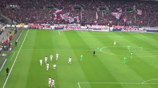 VfB vs Gladbach  5 Tor Ginczek  10 2018 live  MercedesBenz Arena [upl. by Noiroc468]