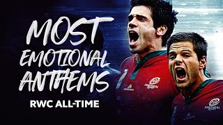 Most Passionate National Anthems in Rugby World Cup History 🔊 [upl. by Assilak]