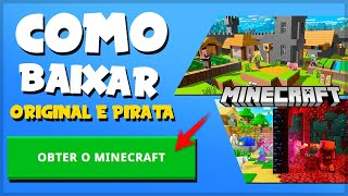 ✔ COMO BAIXAR e JOGAR MINECRAFT ORIGINAL e GRÁTIS  Java e Bedrock [upl. by Ahsaret]