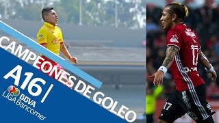 Dayro Moreno y Raúl Ruidíaz campeones de goleo Apertura 2016 [upl. by Hassin]