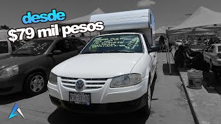 Camionetas pequeñas de trabajo desde 79mil pesos en Tianguis de autos Ballisco Ecatepec [upl. by Seidler]