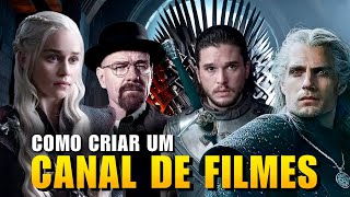 Como Criar Um Canal de Filmes Para Monetizar no YouTube  Máscara de Edição de Vídeo [upl. by Michella]