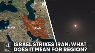 Israel launches retaliatory airstrikes on Iran [upl. by Elwin]