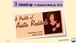 Round up 3 Workbook pag 33 Anita founder of the body shop [upl. by Podvin309]