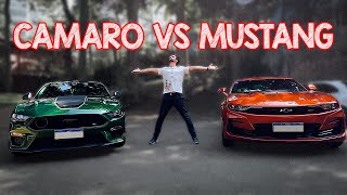 CAMARO VS MUSTANG  COMPARATIVO DOS V8 NERVOSOS E FURIOSOS [upl. by Arlene]