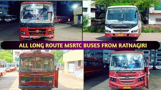 Ratnagiri Bus Stand Long Route MSRTC Buses🚍 [upl. by Maccarthy]