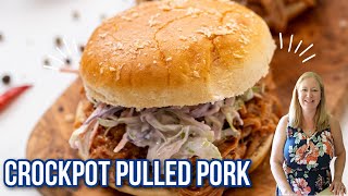 The BEST Crock Pot Pulled Pork [upl. by Castera195]