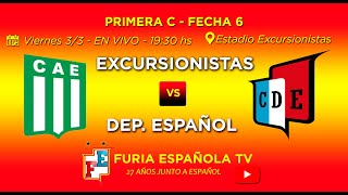 Excursionistas vs Dep Español  Fecha 6  Primera C [upl. by Gennifer]