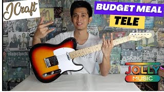 Budget meal na Tele Guitar  JCraft T1 Review [upl. by Ahseyd838]