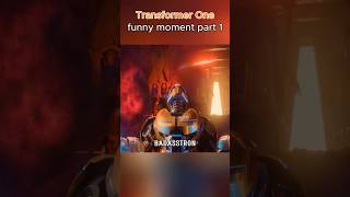 Transformer One Funy moment Part1bumblebeetransformers funyvideo elita [upl. by Ihana]