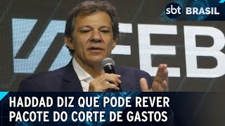 Haddad diz que pacote de corte de gastos quotnão é bala de prataquot  SBT Brasil 291124 [upl. by Baptista]