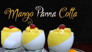 Mango Panna Cotta│Panna Cotta │Mango Panna Cotta Recipe│How To Make Panna Cottarosevlog4u [upl. by Haneen]