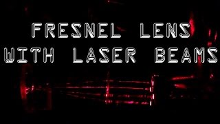 fresnel lens laser rays [upl. by Alessig784]