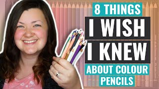 8 Things I Wish I Knew As a BEGINNER Colour Pencil Artist [upl. by Loats]