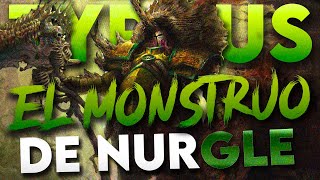 TYPHUS EL MONSTRUO DE NURGLE EN WARHAMMER 40K  TODA LA HISTORIA DEL MARINE MAS TANQUE [upl. by Goldwin184]