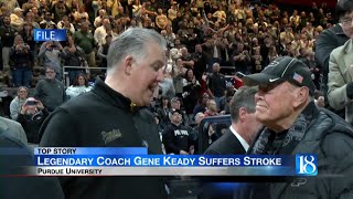 Former Purdue basketball coach Gene Keady recovering from stroke [upl. by Sugirdor96]