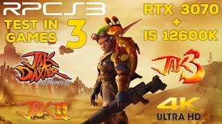 RPCS3 Emulator Jak And Daxter Collection 4K 60FPS  RTX 3070  i5 12600K [upl. by Craig]