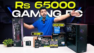 Rs 65000 Gaming amp Editing PC Build 2023  Intel i512400F amp RTX 3060 [upl. by Socem93]