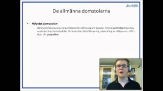 Privatjuridik  Domstolarna  Del 5  Allmänna domstolar  Högsta domstolen [upl. by Marybeth]